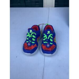 Skechers Mega Craft Red/Green/Blue Sneakers Shoes Boys Size 5C Magnet